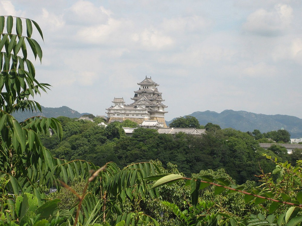 японский замок фото