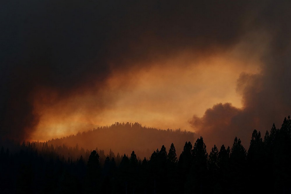 лесные пожары +в калифорнии