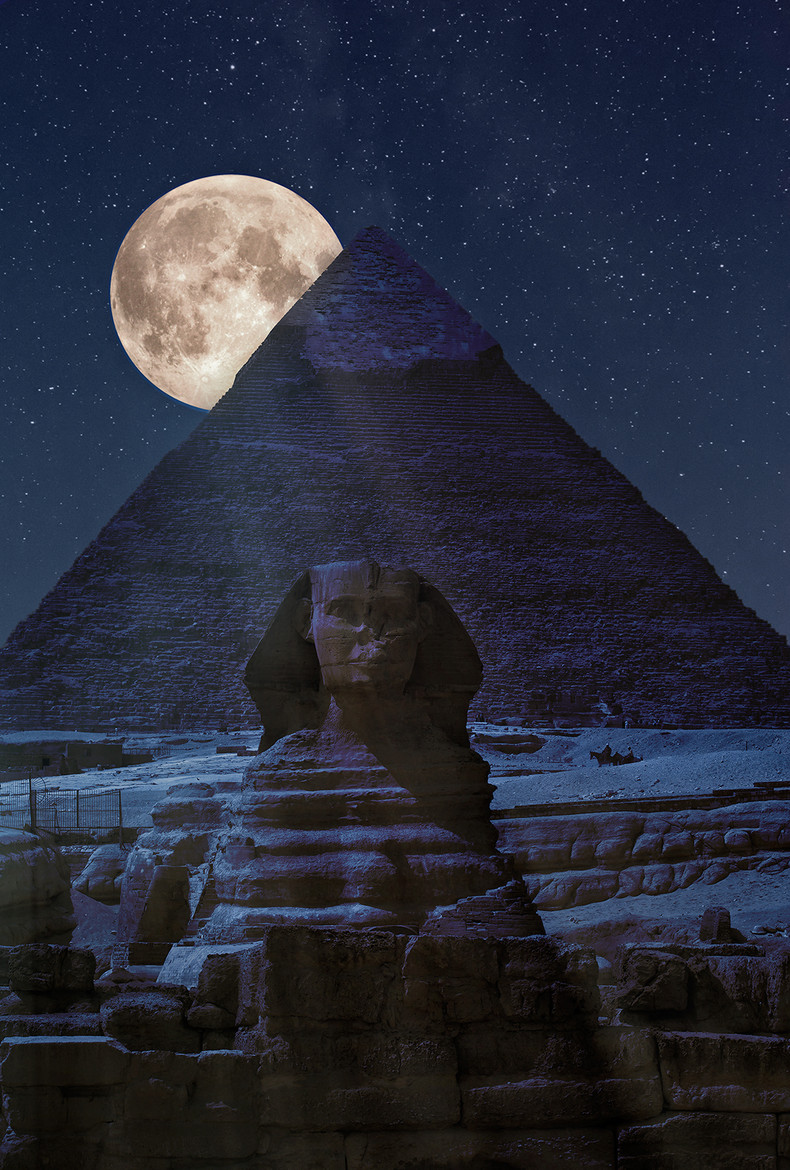 египет пирамиды и сфинкс