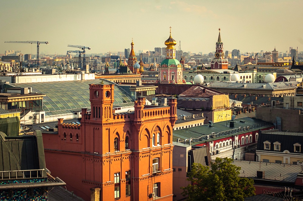 Москва с крыши