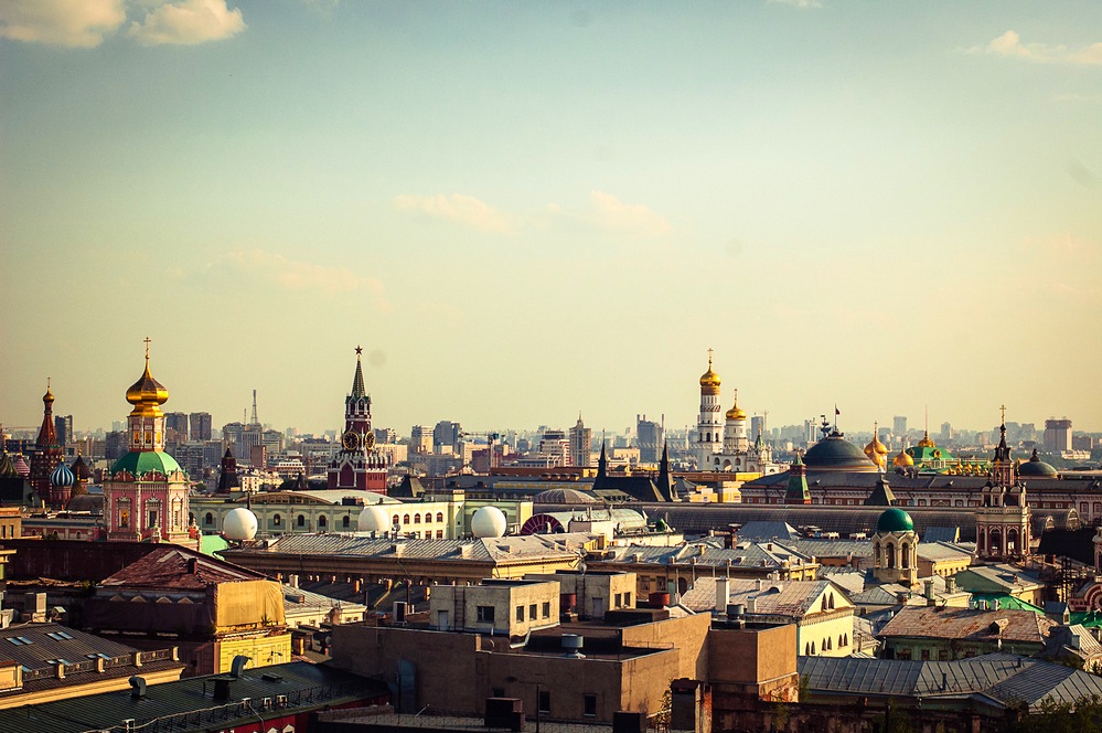 Москва с крыши
