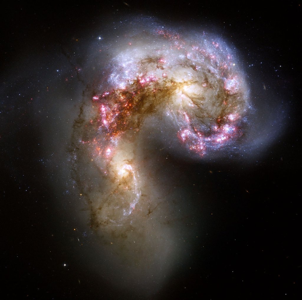 Фото вселенной: NGC 4038 : NGC 4039