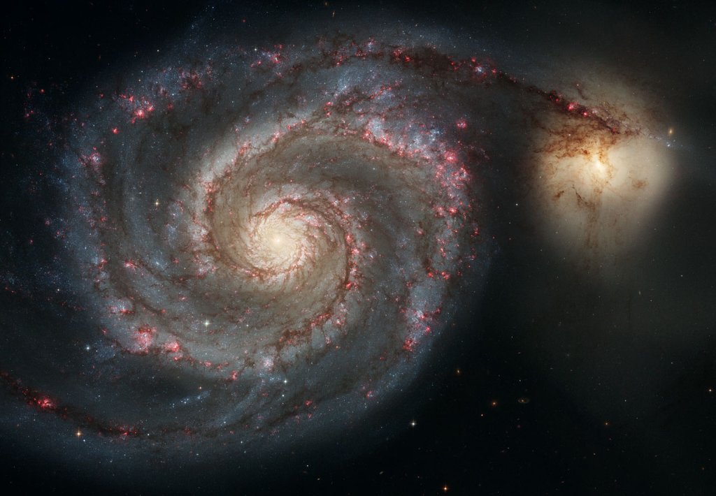 Фото вселенной: NGC 5194
