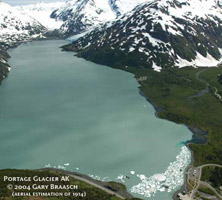 Ледник портадж в 2004 году